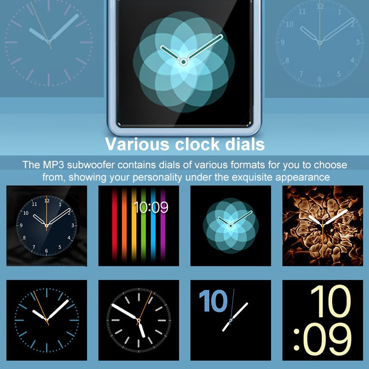 mahdi M188 8GB Bluetooth MP3 Music Video Player (Blue) - MP3 Player by PMC TechLife | Online Shopping South Africa | PMC TechLife | Buy Now Pay Later Mobicred