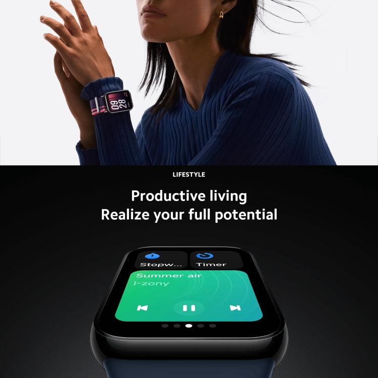 Original Xiaomi Mi Band 8 Pro Global 1.74 inch AMOLED Full Color Screen 5ATM Waterproof Smart Watch, Support GPS / Heart Rate (Black) - Wearable Devices by Xiaomi | Online Shopping South Africa | PMC Jewellery | Buy Now Pay Later Mobicred
