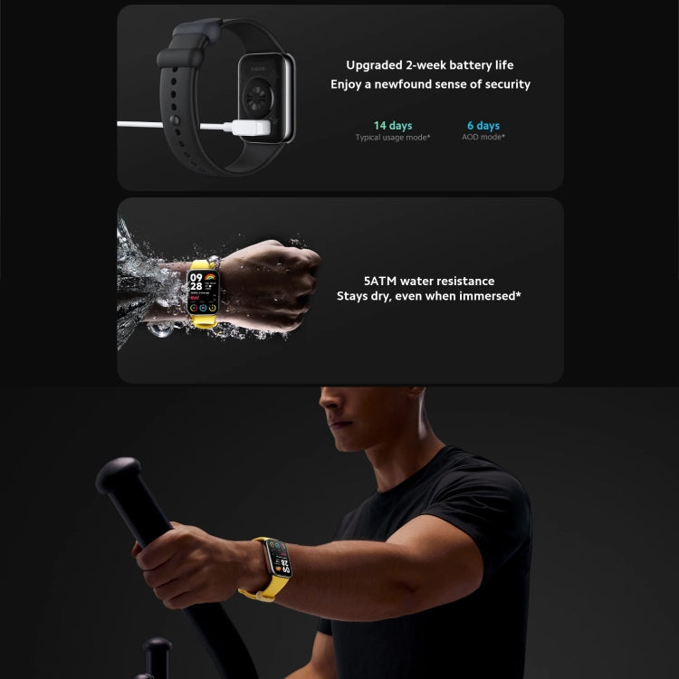 Original Xiaomi Mi Band 8 Pro Global 1.74 inch AMOLED Full Color Screen 5ATM Waterproof Smart Watch, Support GPS / Heart Rate (Black) - Wearable Devices by Xiaomi | Online Shopping South Africa | PMC Jewellery | Buy Now Pay Later Mobicred