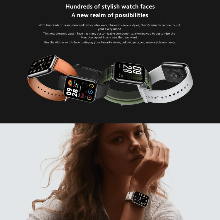 Original Xiaomi Mi Band 8 Pro Global 1.74 inch AMOLED Full Color Screen 5ATM Waterproof Smart Watch, Support GPS / Heart Rate (Black) - Wearable Devices by Xiaomi | Online Shopping South Africa | PMC Jewellery | Buy Now Pay Later Mobicred