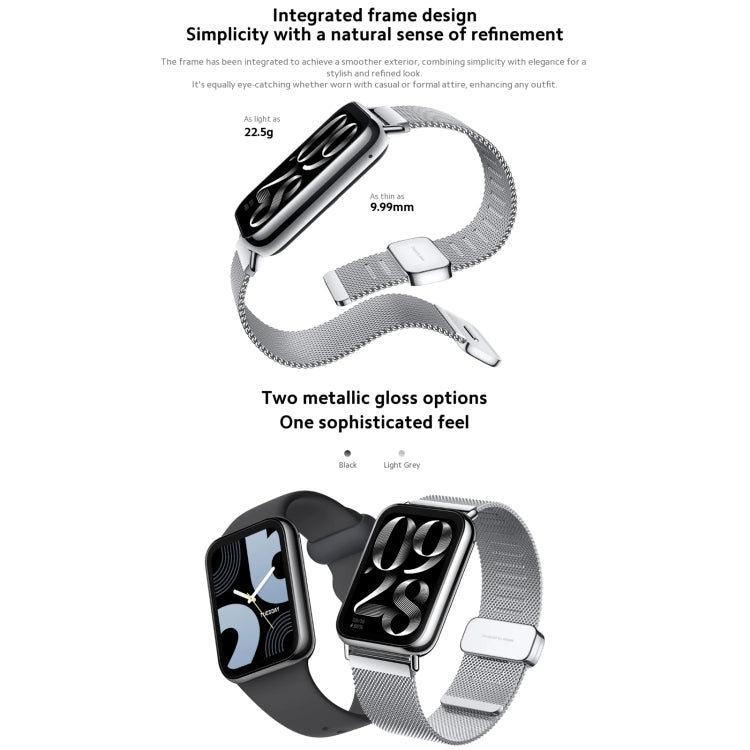 Original Xiaomi Mi Band 8 Pro Global 1.74 inch AMOLED Full Color Screen 5ATM Waterproof Smart Watch, Support GPS / Heart Rate (Black) - Wearable Devices by Xiaomi | Online Shopping South Africa | PMC Jewellery | Buy Now Pay Later Mobicred