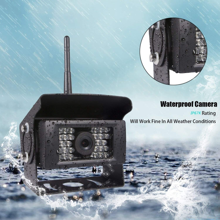 F0503 684 x 512 Effective Pixel HD Water-resistant 28 LED IR Night Vision 120 Degree Wide Angle Car / Truck Rear View Backup Reverse Camera