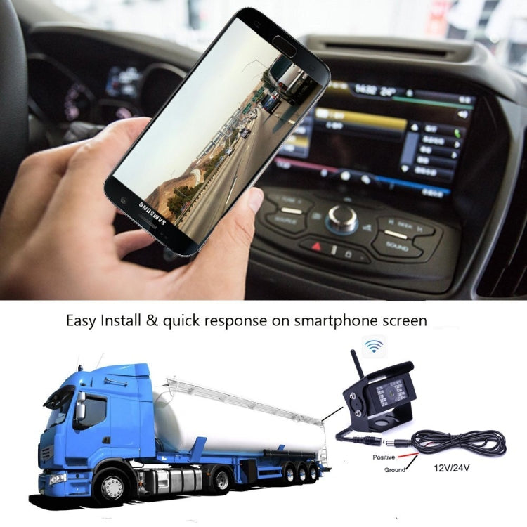 F0503 684 x 512 Effective Pixel HD Water-resistant 28 LED IR Night Vision 120 Degree Wide Angle Car / Truck Rear View Backup Reverse Camera