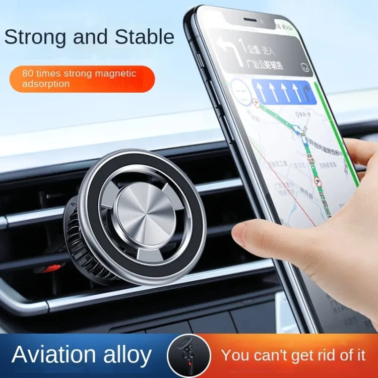 F83 Car Air Outlet Vent Magnetic Mobile Phone Navigation Holder (Black) - Car Holders by PMC TechLife | Online Shopping South Africa | PMC TechLife | Buy Now Pay Later Mobicred