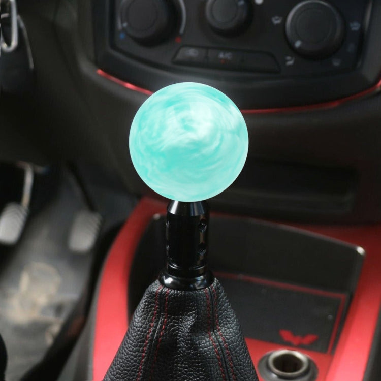 Car Modified Marble Star Gear Head Shifter Cover with Adapter (Light Green) - Shift Knob by PMC TechLife | Online Shopping South Africa | PMC TechLife | Buy Now Pay Later Mobicred