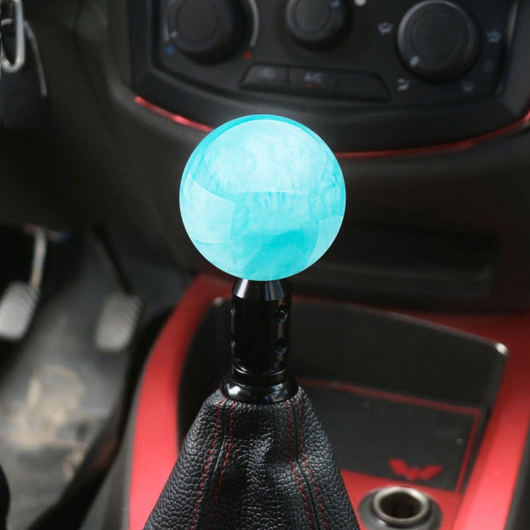 Car Modified Marble Star Gear Head Shifter Cover with Adapter (Light Blue) - Shift Knob by PMC TechLife | Online Shopping South Africa | PMC TechLife | Buy Now Pay Later Mobicred