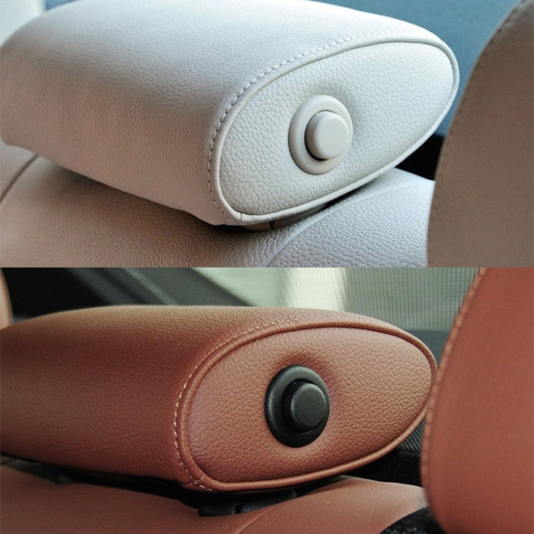 For BMW E90 / F18 Left Driving Car Rear Seat Headrest Switch Button 52207251369-1(Beige)
