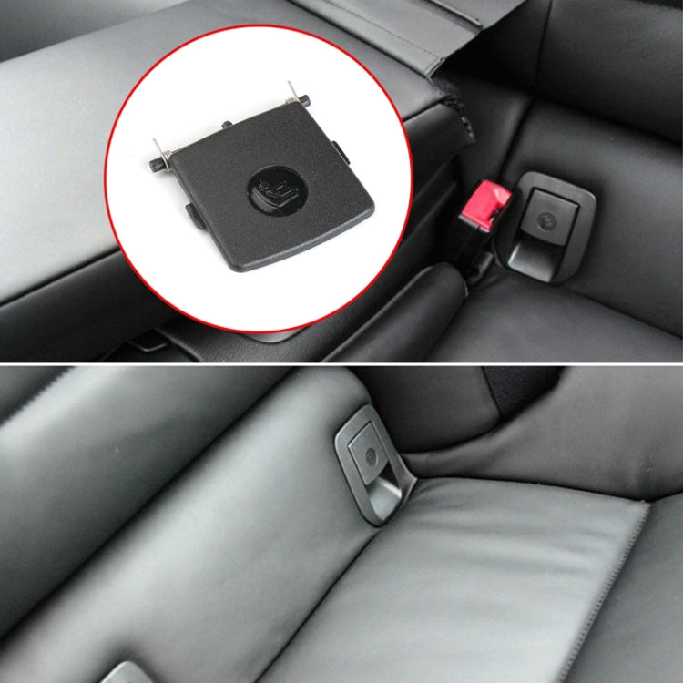 For BMW 3 Series E92 Left Driving Car Child Safety Seat Isofix Switch Cover 5220 6970 744-1(Black) - Seat Accessories by PMC TechLife | Online Shopping South Africa | PMC TechLife