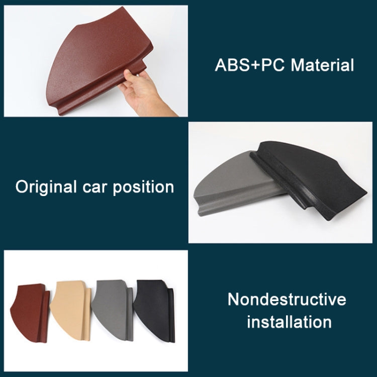 For Mercedes-Benz CLS W219 Car Left Side Front Door Trim Cover Panel 21972701289051(Black)