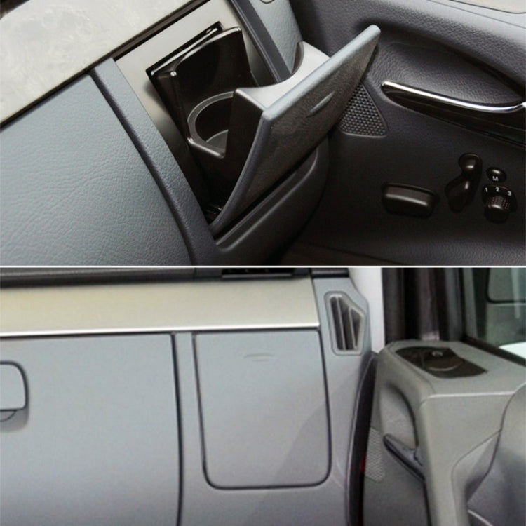 For Mercedes-Benz Vito W636 / Viano W639 Car Dashboard Co-driver Water Cup Holder 63968004587218(Grey)