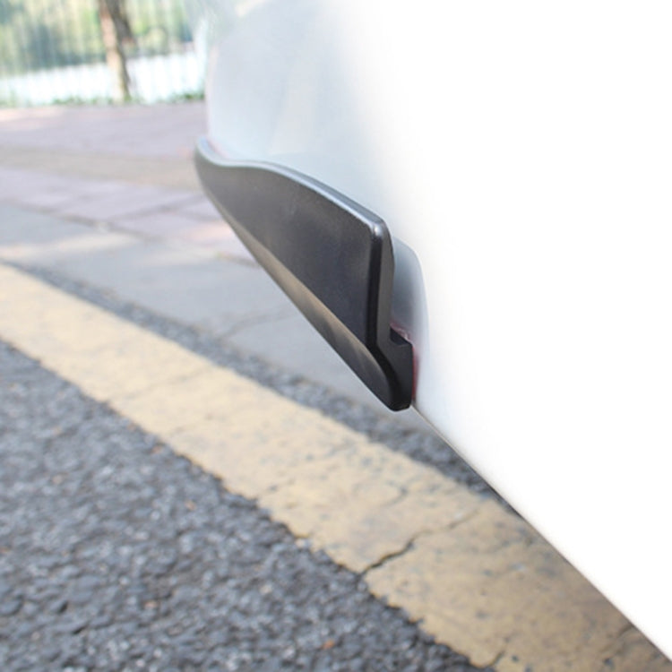 1 Pair Car Solid Color Silicone Bumper Strip, Style: Short (White) - Anti Collision Sticker by PMC TechLife | Online Shopping South Africa | PMC TechLife | Buy Now Pay Later Mobicred