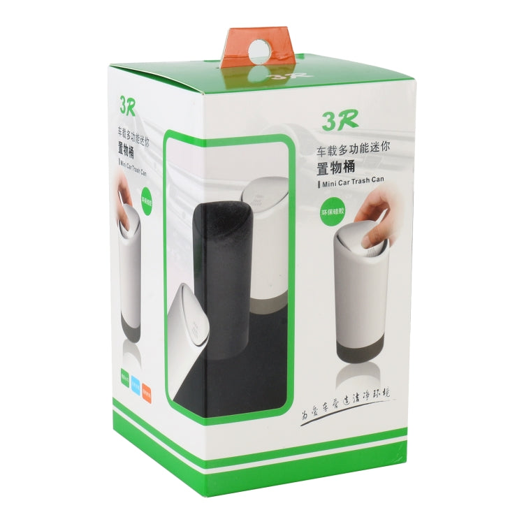 3R-2114 Car Multifunctional Mini Trash Can (Black)