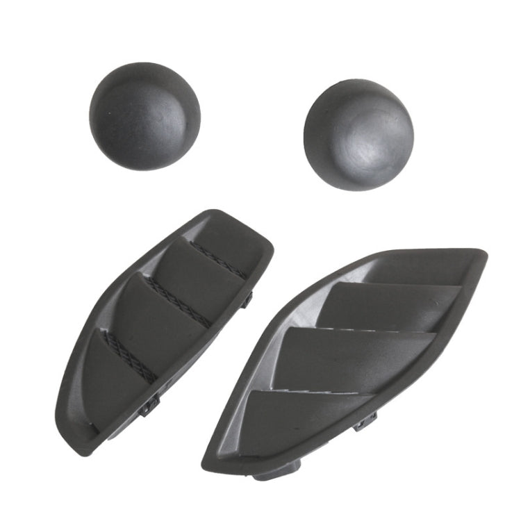 For Jeep Wrangler JK 2007-2017 Car Hood Trim Panel + Hood Ball Head Set