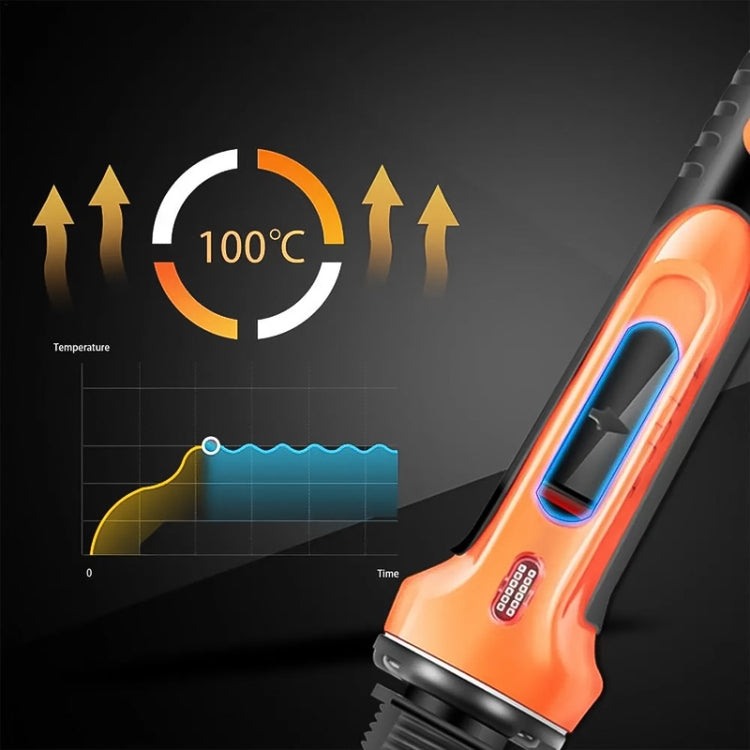 100W Electric Soldering Iron Plastic Welding Machine Car Bumper Repair Plier, AU Plug (Red)