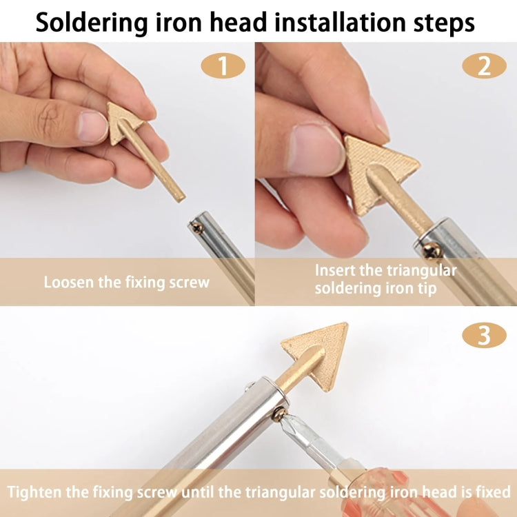 100W Electric Soldering Iron Plastic Welding Machine Car Bumper Repair Plier, AU Plug (White)
