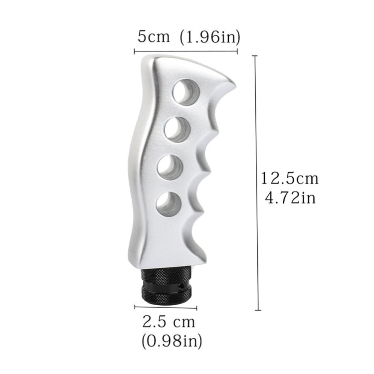 Universal Vehicle Knife-shaped Modified Gear Shift Knob (Silver)