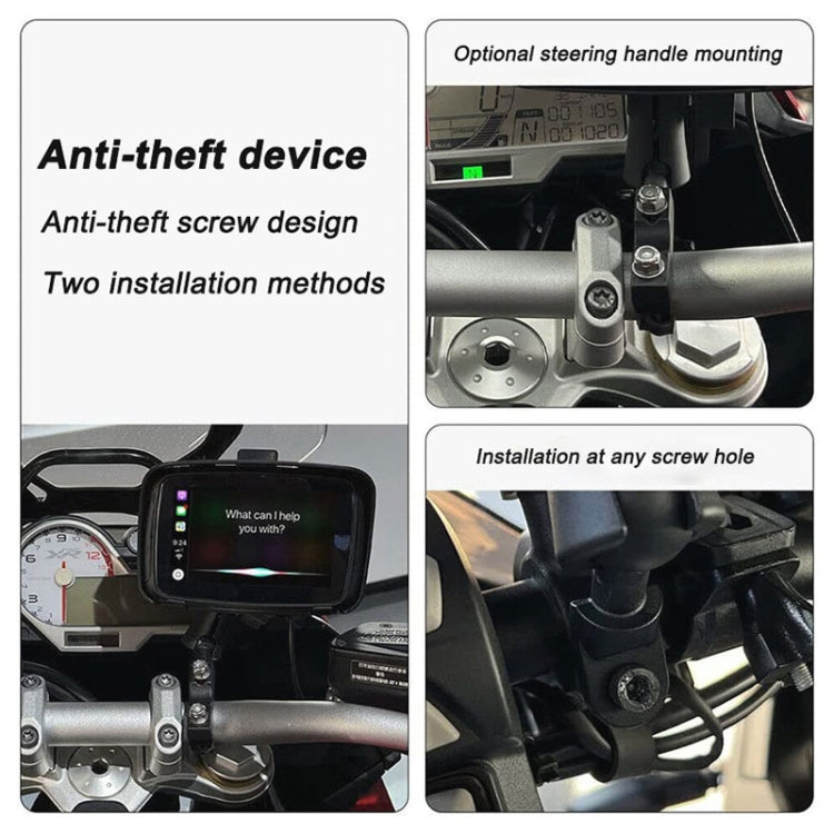 P502M Motorcycles Portable Waterproof 5 inch Wireless Carplay GPS Navigator - Electrical Instruments by PMC TechLife | Online Shopping South Africa | PMC TechLife | Buy Now Pay Later Mobicred