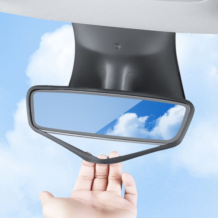 For Tesla Model 3 / Y Car Interior Rearview Mirror Silicone Protective Cover (Black) - Interior Mirrors by PMC TechLife | Online Shopping South Africa | PMC TechLife | Buy Now Pay Later Mobicred
