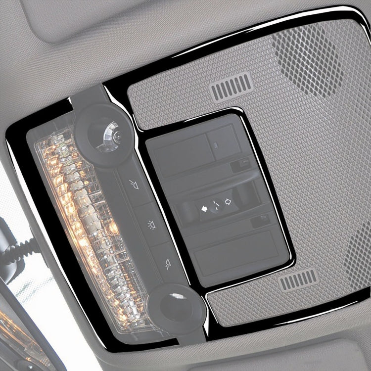 Car Reading Light Panel Decorative Sticker for BMW X5 E70 / X6 E71 2008-2013, Left and Right Drive Universal(Black) - Car Interior Mouldings by PMC TechLife | Online Shopping South Africa | PMC TechLife | Buy Now Pay Later Mobicred