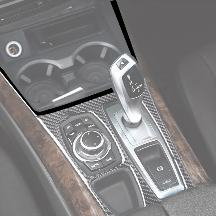 Car Right Drive Water Cup Holder Decorative Sticker for BMW E70 X5 / E71 X6 2009-2013(Black) - Car Interior Mouldings by PMC Jewellery | Online Shopping South Africa | PMC Jewellery | Buy Now Pay Later Mobicred