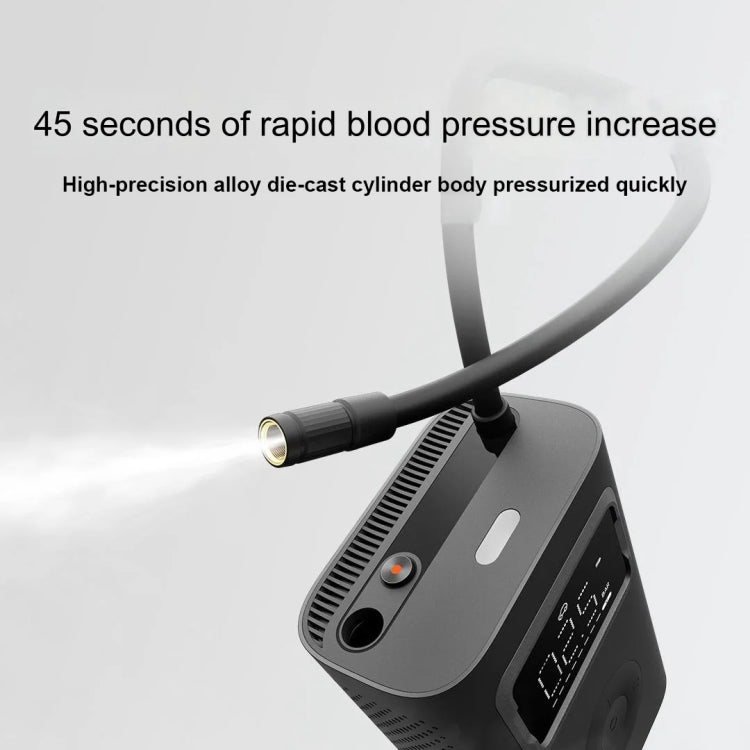 Xiaomi Mijia Air Pump 2 Pro Portable Electric Air Compressor Mi Inflatable Treasure 150psi High Pressure For Motorcycle Car Soccer (Black)