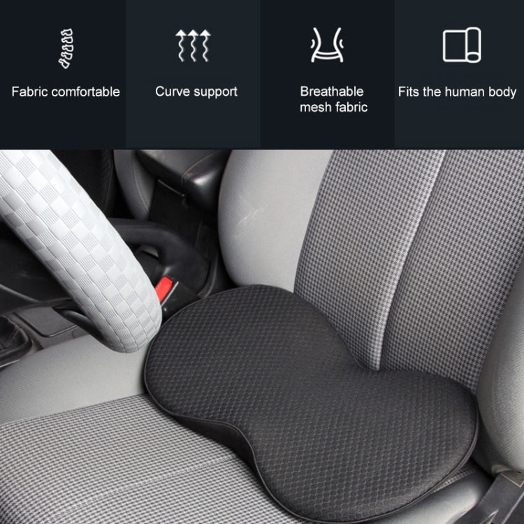 Car mini Seat Cushion Breathable Lumbar Seat Mat (Red)