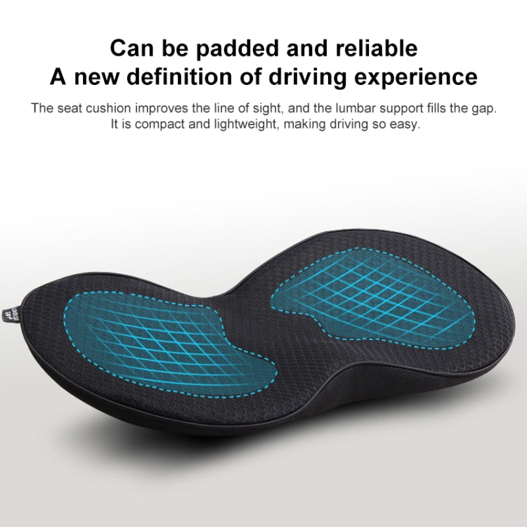 Car mini Seat Cushion Breathable Lumbar Seat Mat (Red)