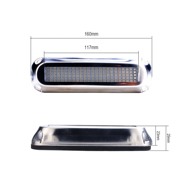 Ship / Yacht 10-30V 120LEDs Water-resistant Stainless Steel Underwater Light (Green Light)