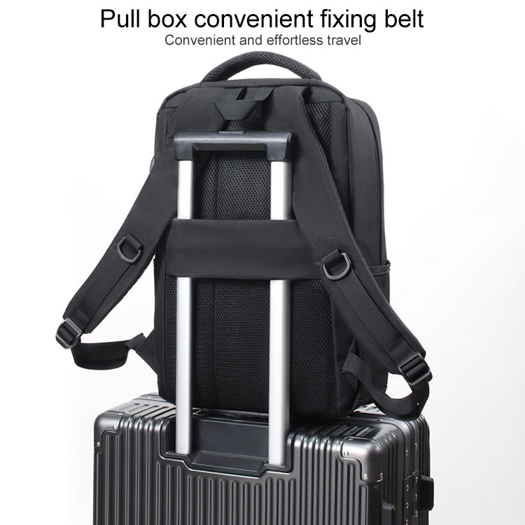 cxs-611 Multifunctional Oxford Laptop Bag Backpack(Black)