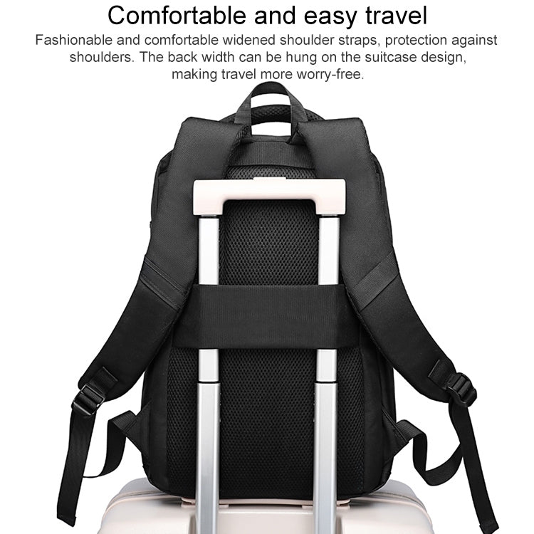 cxs-619 Multifunctional Oxford Laptop Bag Backpack (Dark Blue)