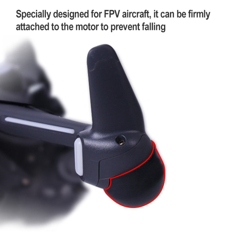Sunnylife FV-Q9308 4 PCS Motor Protective Cover Motors Silicone Cap Protector for DJI FPV (Red) - by Sunnylife | Online Shopping South Africa | PMC Jewellery | Buy Now Pay Later Mobicred