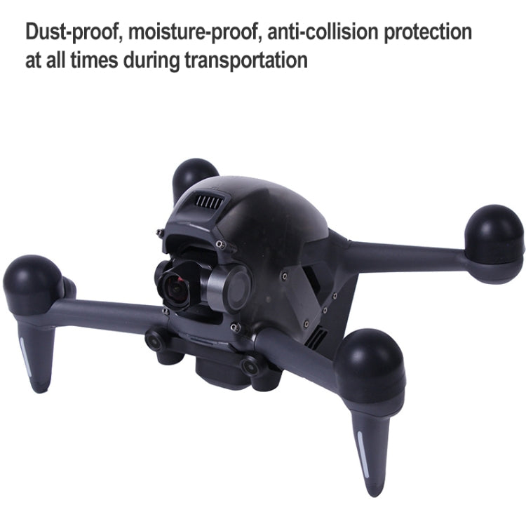 Sunnylife FV-Q9308 4 PCS Motor Protective Cover Motors Silicone Cap Protector for DJI FPV (Red) - by Sunnylife | Online Shopping South Africa | PMC Jewellery | Buy Now Pay Later Mobicred