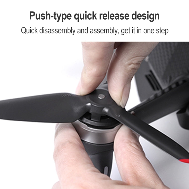 2 Pairs Sunnylife 5328S Quick-release Propellers for DJI FPV(Gold)