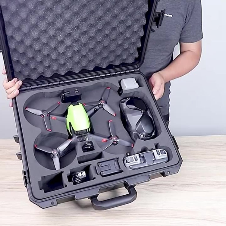 For DJI FPV Waterproof Explosion-proof Suitcase Portable Storage Box Case Travel Carrying Bag, No Disassembly Propeller - Case & Bags by PMC TechLife | Online Shopping South Africa | PMC TechLife | Buy Now Pay Later Mobicred