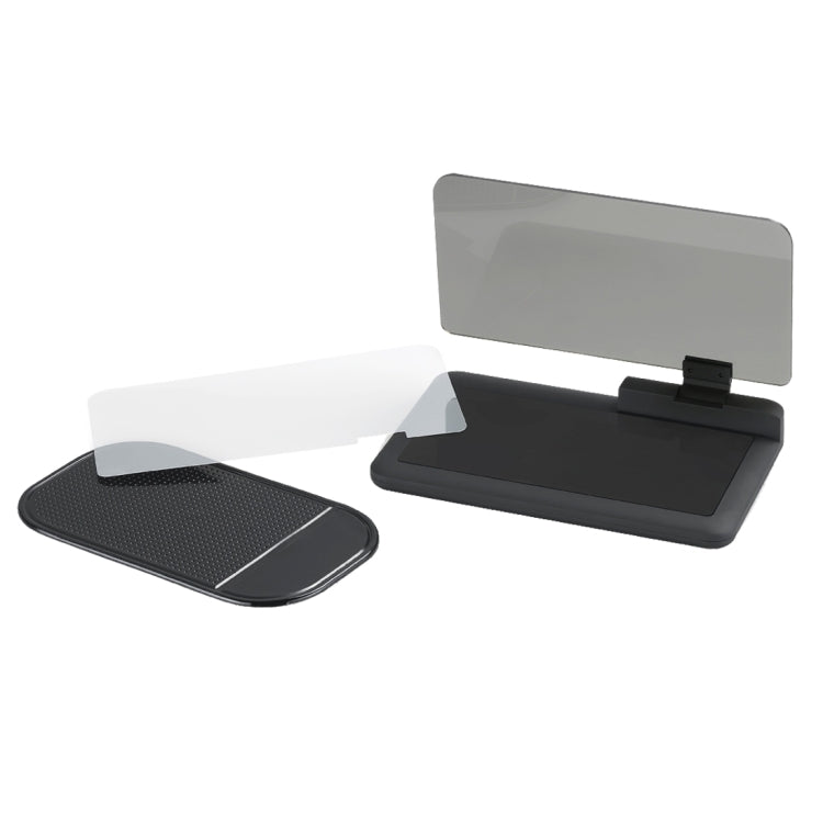 Universal Car GPS HUD Head Up Display Holder / Mobile Phone Navigation Bracket, For iPhone, Galaxy, Huawei, Xiaomi, Lenovo, Sony, LG, HTC and Other Smartphones(Black)