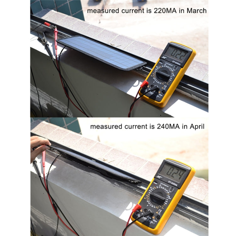 4.5W Portable Car Automobile Boat Battery Solar Cells Rechargeable Power Battery Charger - Booster Cable & Clip by PMC TechLife | Online Shopping South Africa | PMC TechLife | Buy Now Pay Later Mobicred