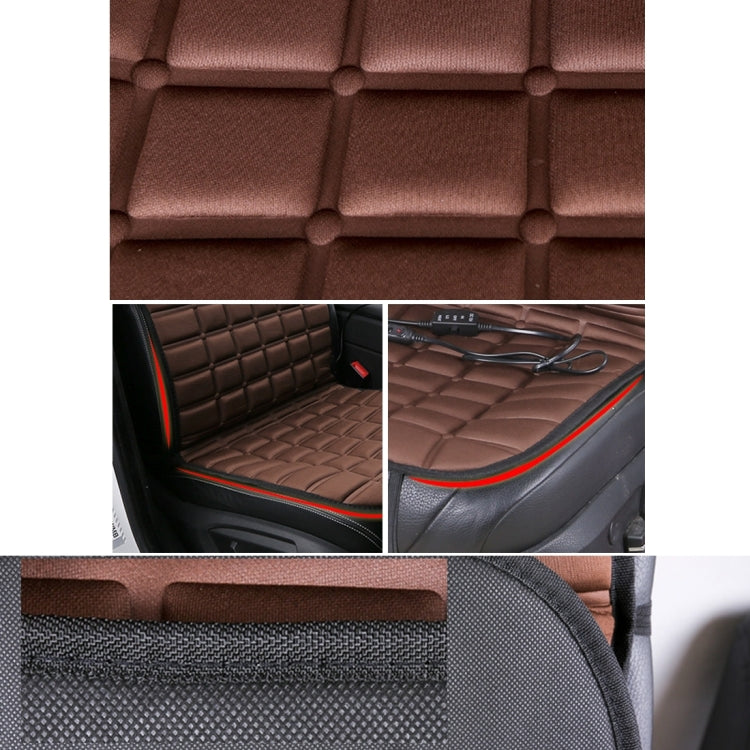 12V Heated Car Seat Cushion Cover Seat Heater Warmer Winter Car Cushion Car Driver Heated Seat Cushion(Black) - Seat Accessories by PMC Jewellery | Online Shopping South Africa | PMC Jewellery | Buy Now Pay Later Mobicred