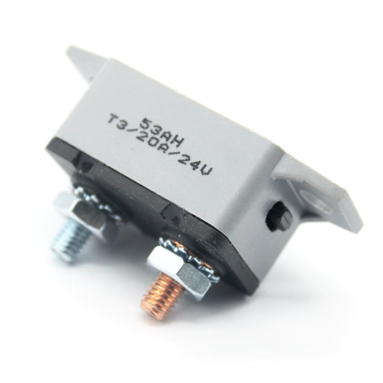 F3088-30A 30A Manual Reset Circuit Breaker Double Short Legs with Bolt 12/24V