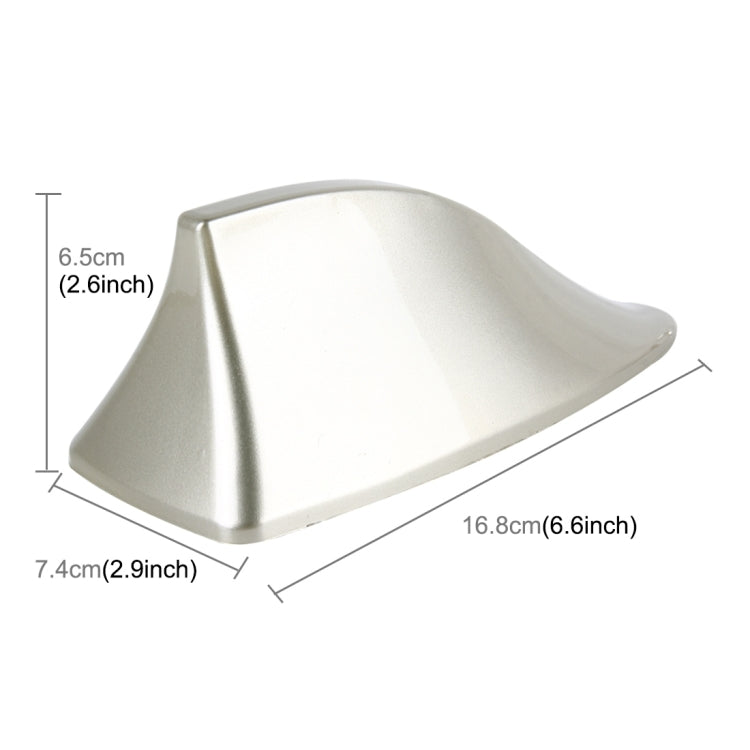 Universal Car Antenna Aerial Shark Fin Radio Signal For Auto SUV Truck Van(Champagne Gold)
