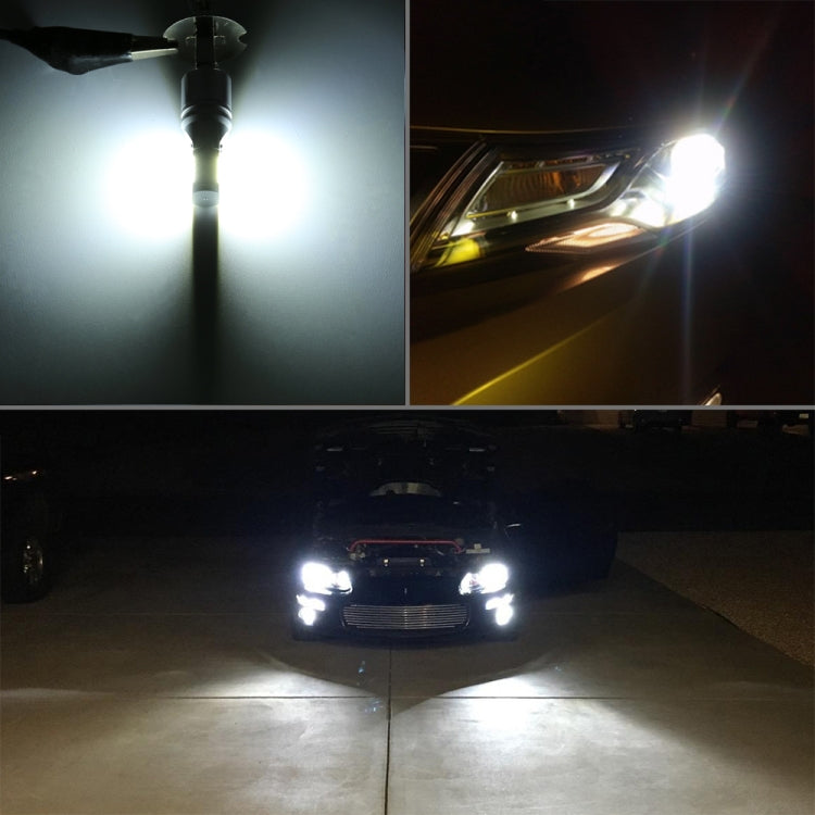 2 PCS H3 DC12V / 4.5W / 6000K / 360LM Car LED Fog Light with 6 CSP Lamp Beads, White Light (Black) - Fog / Driving Lights by PMC TechLife | Online Shopping South Africa | PMC TechLife | Buy Now Pay Later Mobicred