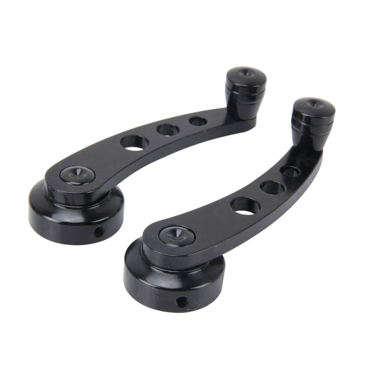 1 Pair Universal Car Wagon Door Window Crank Handle Winder Manual Door Crank Handle Window Winders(Black)