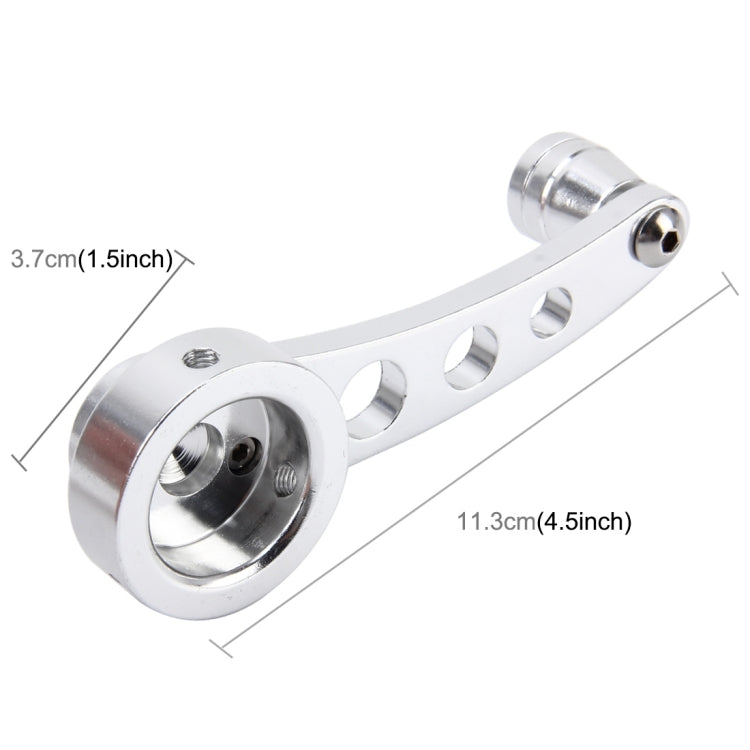 1 Pair Universal Car Wagon Door Window Crank Handle Winder Manual Door Crank Handle Window Winders(Silver)