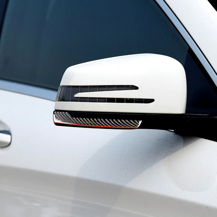 2 PCS Car Carbon Fiber Rearview Mirror Anti-collision Strip Protection Guards Trims Stickers for Mercedes-Benz - Anti Collision Sticker by PMC Jewellery | Online Shopping South Africa | PMC Jewellery | Buy Now Pay Later Mobicred