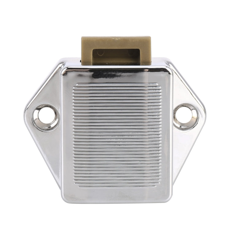 Press Type Drawer Cabinet Catch Latch Release Cupboard Door Stop Drawer Cabinet Locker for RV / Yacht / Furniture(Chrome)