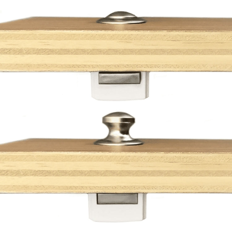Press Type Drawer Cabinet Catch Latch Release Cupboard Door Stop Drawer Cabinet Locker for RV / Yacht / Furniture(White)