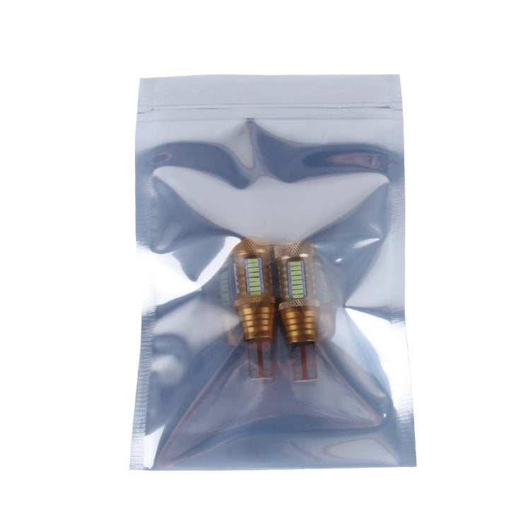 2 PCS T15-4014-32SMD + 1 5W 650LM White Light LED Decode Car Clearance Lights Lamp, DC12V���Gold���