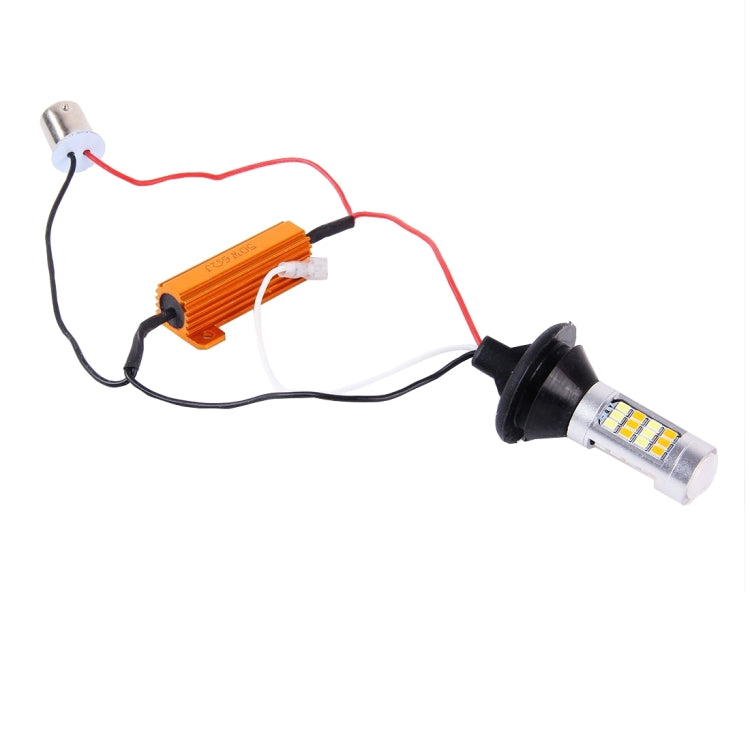2 PCS 1156/BA15S/BAU15S 10W 1000 LM 6000K White + Yellow Light DRL&Turn Light with 42 SMD-2835-LED Lamp���DC 12-24V