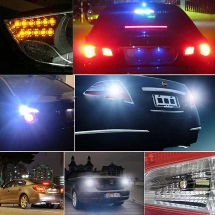 2 PCS T20/7440 10W 1000 LM 6000K White + Yellow Light DRL&Turn Light with 42 SMD-2835-LED Lamp���DC 12-24V - Arrow Turn Lights by PMC TechLife | Online Shopping South Africa | PMC TechLife | Buy Now Pay Later Mobicred