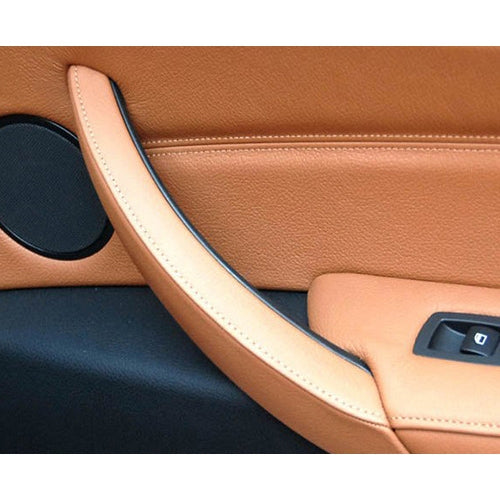 Car Interior Left Handle Inner Door Armrest Panel Pull 51416969401 for BMW X5 / X6, Left Drive(Brown) - Door Handles by PMC TechLife | Online Shopping South Africa | PMC TechLife | Buy Now Pay Later Mobicred