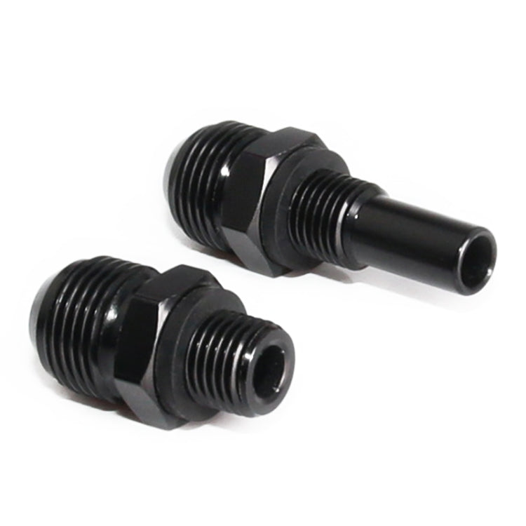 2 PCS Car Transmission Oil Cooler Adapters AN8-1/4NPS Threaded Joints